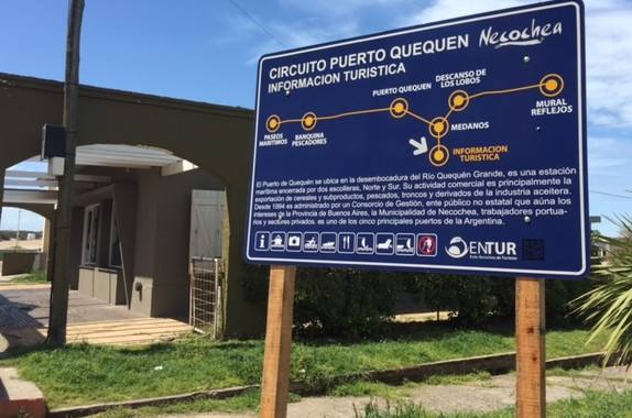 Photo of Necochea: ENTUR instala 80 carteles de señalización de circuitos turísticos