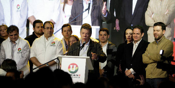 Photo of Santos afirmó que los resultados de las elecciones son un apoyo a la paz en Colombia