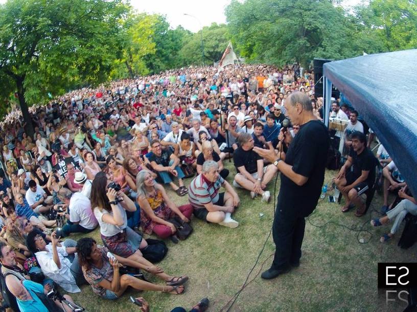 Photo of Zaffaroni participò de otra Plaza del Pueblo