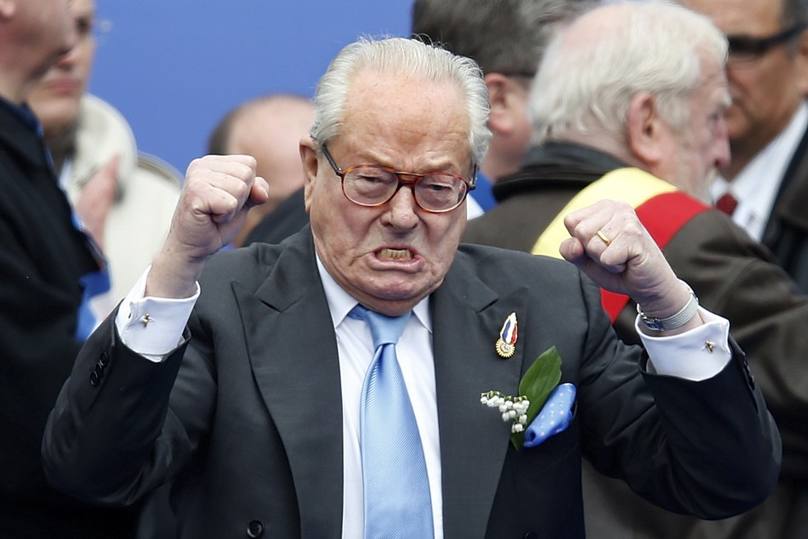 Photo of El ultraderechista francés Jean-Marie Le Pen salió a apoyar a Donald Trump