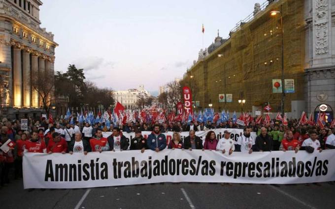 Photo of Miles marchan en Madrid en defensa del Derecho a Huelga