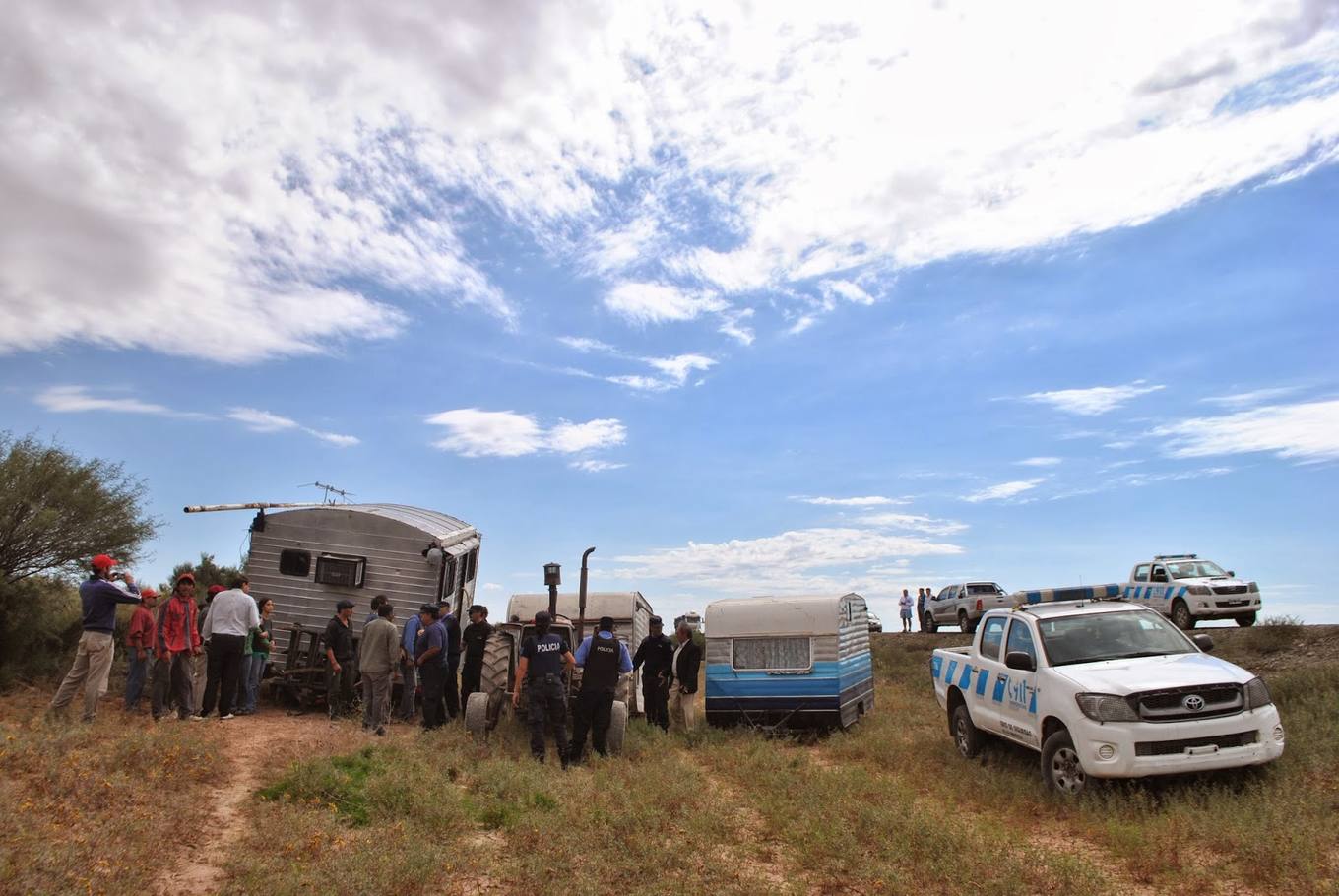 Campesino fue baleado al intentar defender su tierra de una empresa española