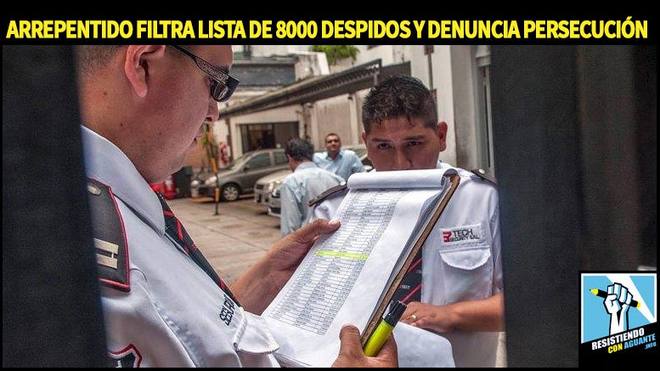Photo of Un arrepentido del PRO muestra lista con 8000 despidos