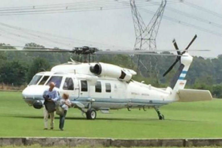 Photo of Dietrich dejó la bicicleta: Usó el helicóptero presidencial para ir a su quinta