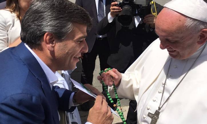 Photo of Hurlingham: Zabaleta mantuvo un encuentro con el Papa Francisco