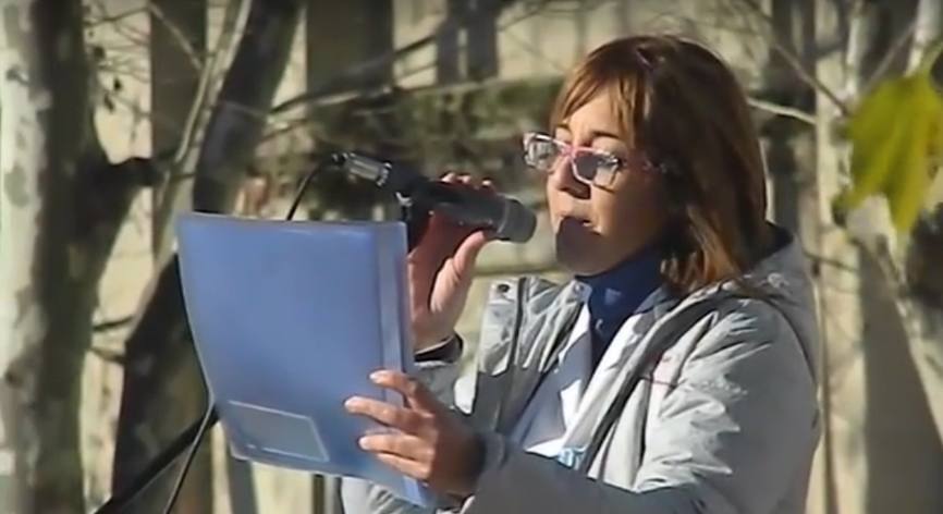 Photo of Conmovedor discurso de una docente de Necochea en el Día de la Bandera