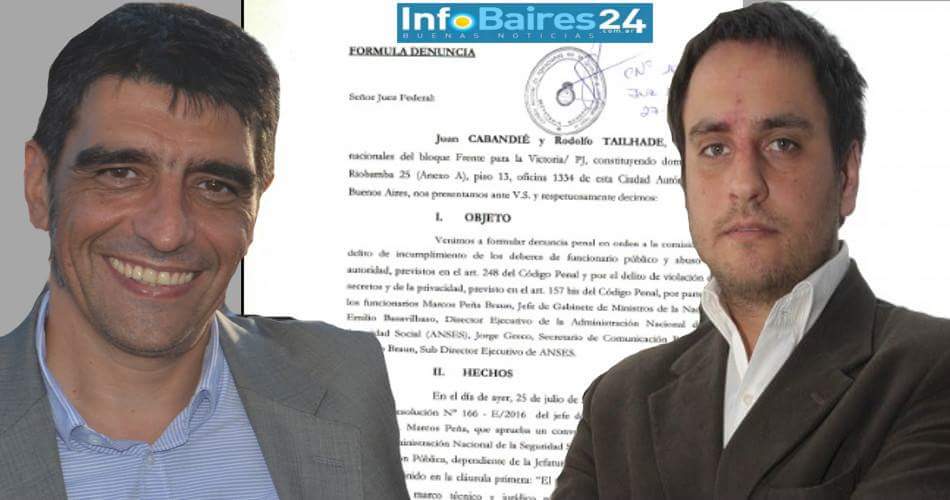 Photo of Diputados del FPV denunciaron a funcionarios del gobierno por usar datos de Anses