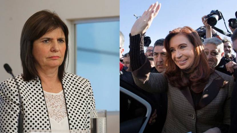 Photo of Cristina: “No habla bien de la seguridad de un país si quien está a cargo es Bullrich”