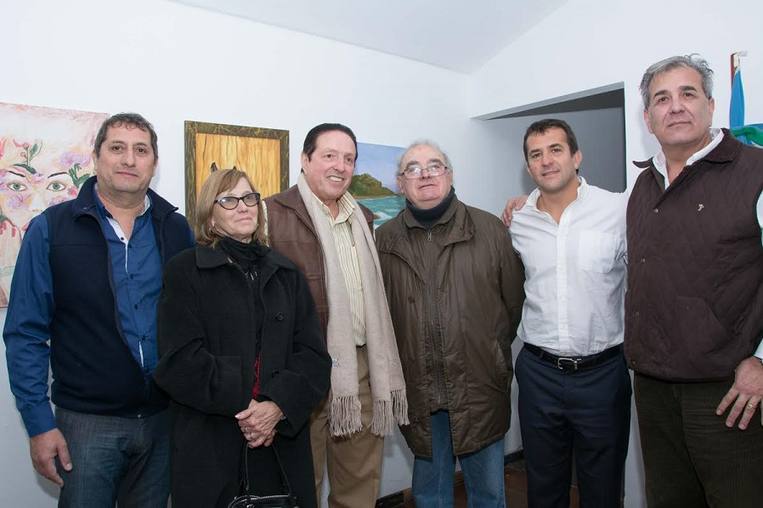 Photo of Gribaudo en centro de jubilados de UPCN junto a Carlos Quintana