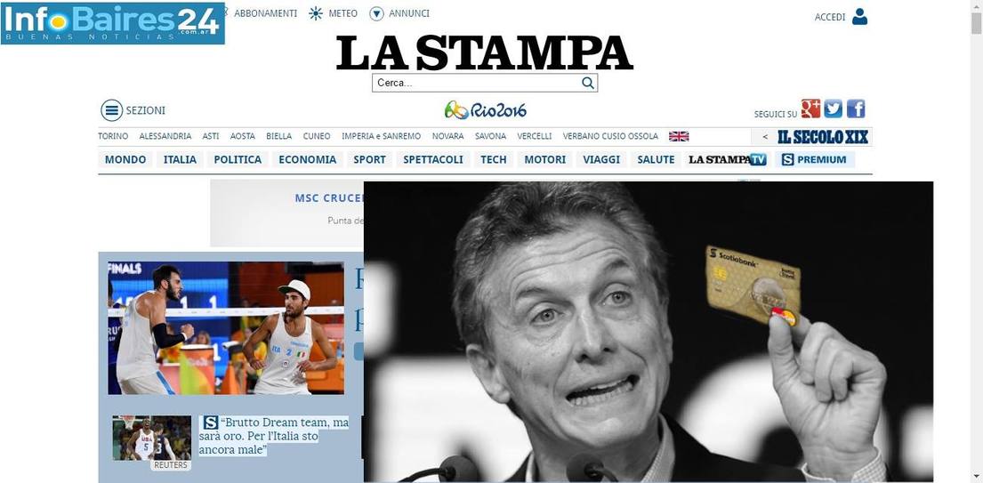 Photo of Un diario italiano afirma que con Macri volvió la pobreza a la Argentina