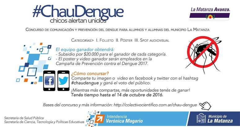 Photo of Concurso escolar sobre prevención del dengue, zika y chikungunya en La Matanza