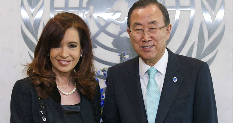 Photo of Cristina advirtió a Ban Ki Moon sobre los Fondos Buitre