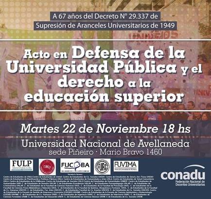 Photo of La UNDAV será sede de una acto en defensa de la Universidad Pública