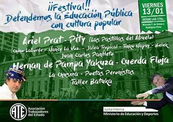 Photo of Festival en defensa de la Educación Pública