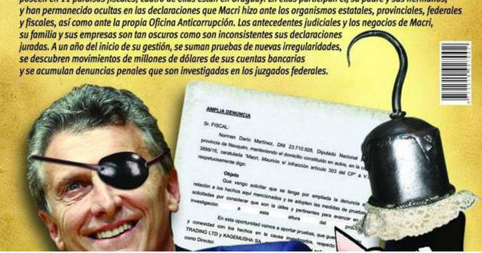 Photo of Una revista uruguaya pregunta: «¿Macri es el presidente más corrupto del mundo?»