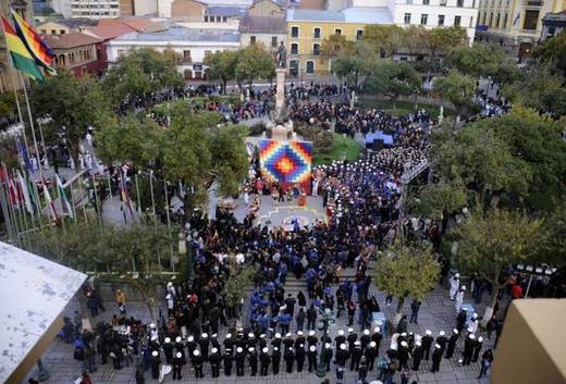 Photo of Bolivia: Evo iniciò ritual andino por la salida al mar