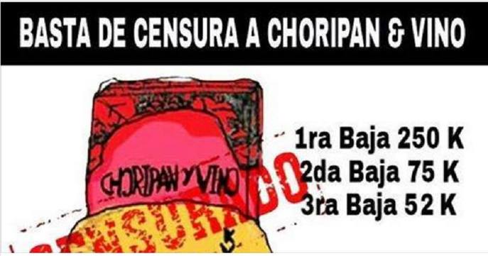 Photo of El sitio Choripán y Vino presentó una denuncia por tres casos de censura