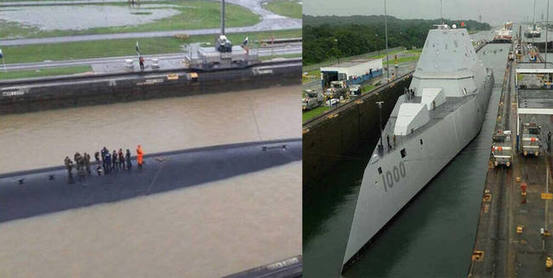 Photo of Comienza el paso de los submarinos nucleares y fragatas de EEUU por el Canal Panamá