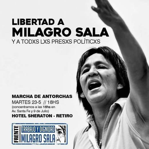 Photo of Este martes se llevará a cabo una Marcha de Antorchas por la liberación de Milagro Sala