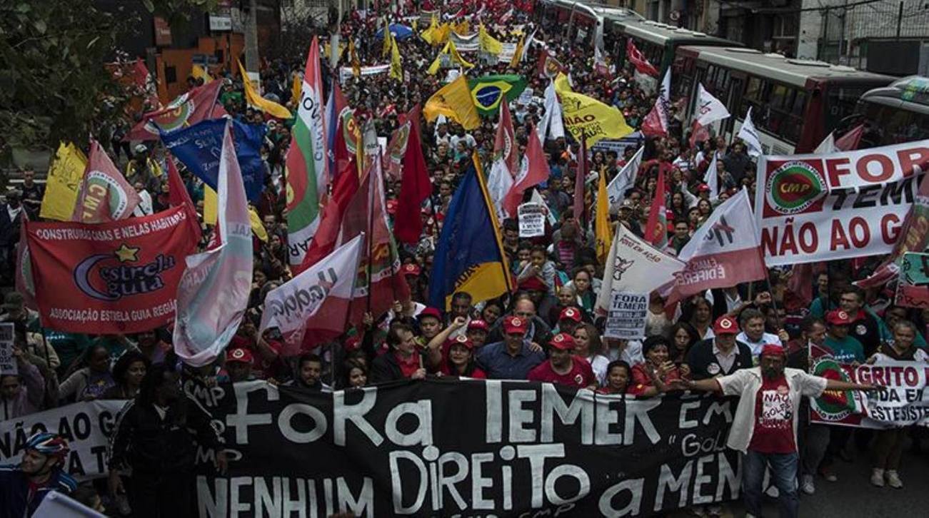 Photo of Sindicatos y movimientos populares ganan las calles de todo Brasil