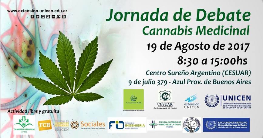 Photo of Se realizará una Jornada de Cannabis Medicinal en Azul