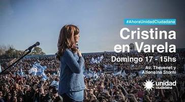 Photo of Este domingo, Unidad Ciudadana lanza su campaña en Florencio Varela