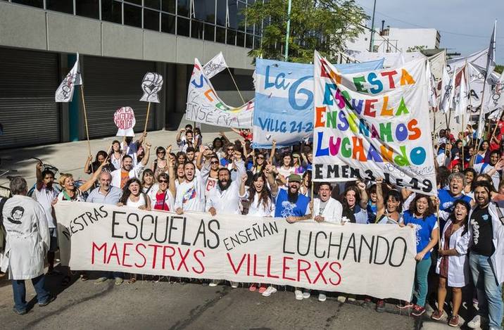 Photo of Clase pública de Maestras y Maestros villeros este lunes en el Obelisco