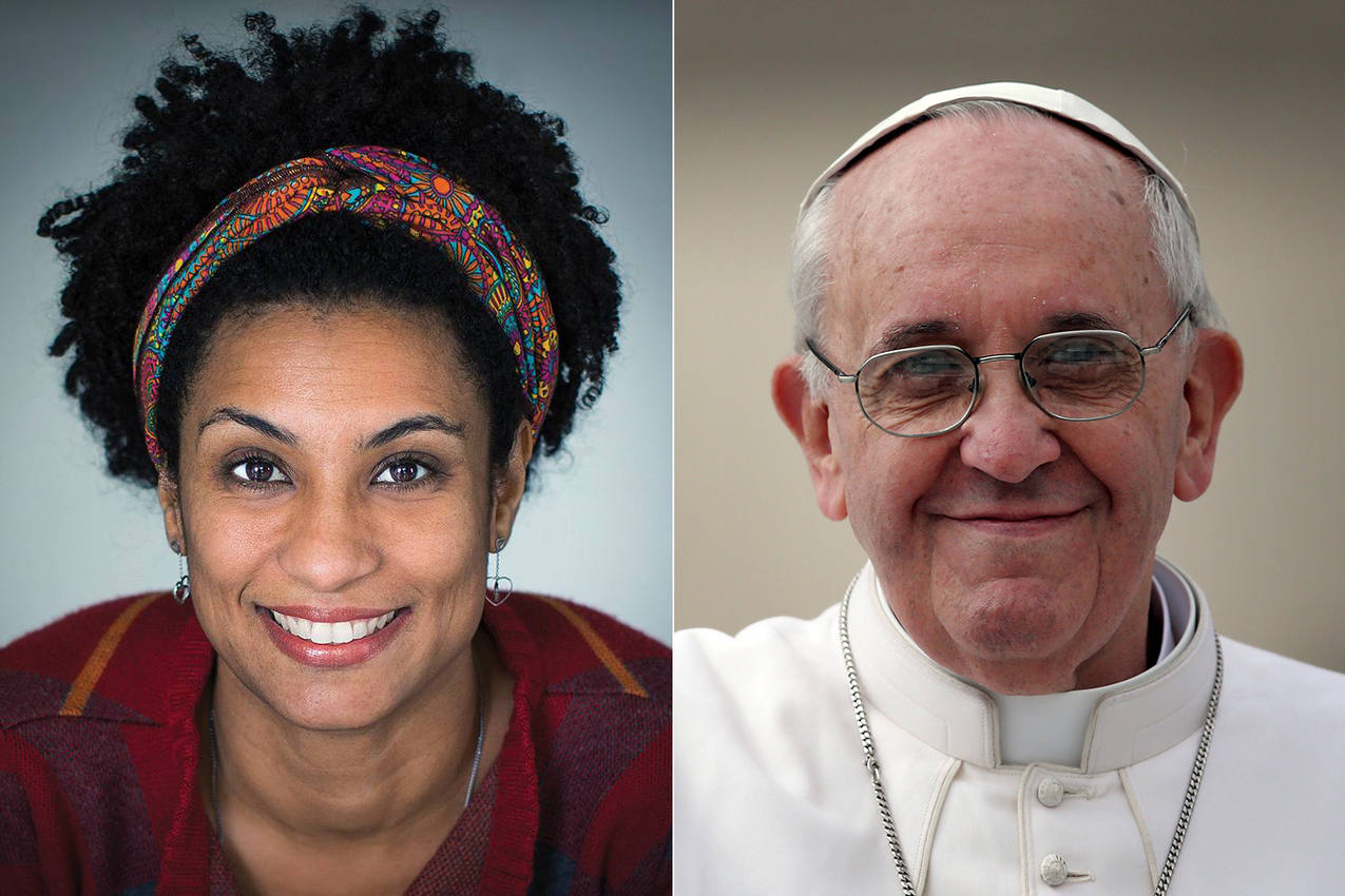 Photo of Francisco se comunicó con la madre de Marielle Franco para brindarle su apoyo