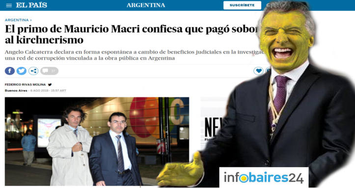 Photo of El País, de Madrid: «El primo de Macri confiesa que pagó sobornos al kirchnerismo»