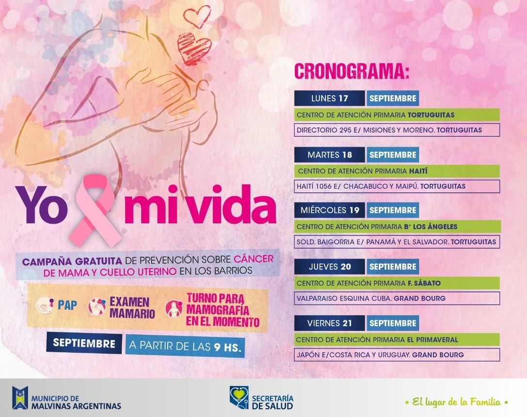 Photo of Malvinas Argentinas impulsa una campaña contra el cáncer de mama y cuello uterino