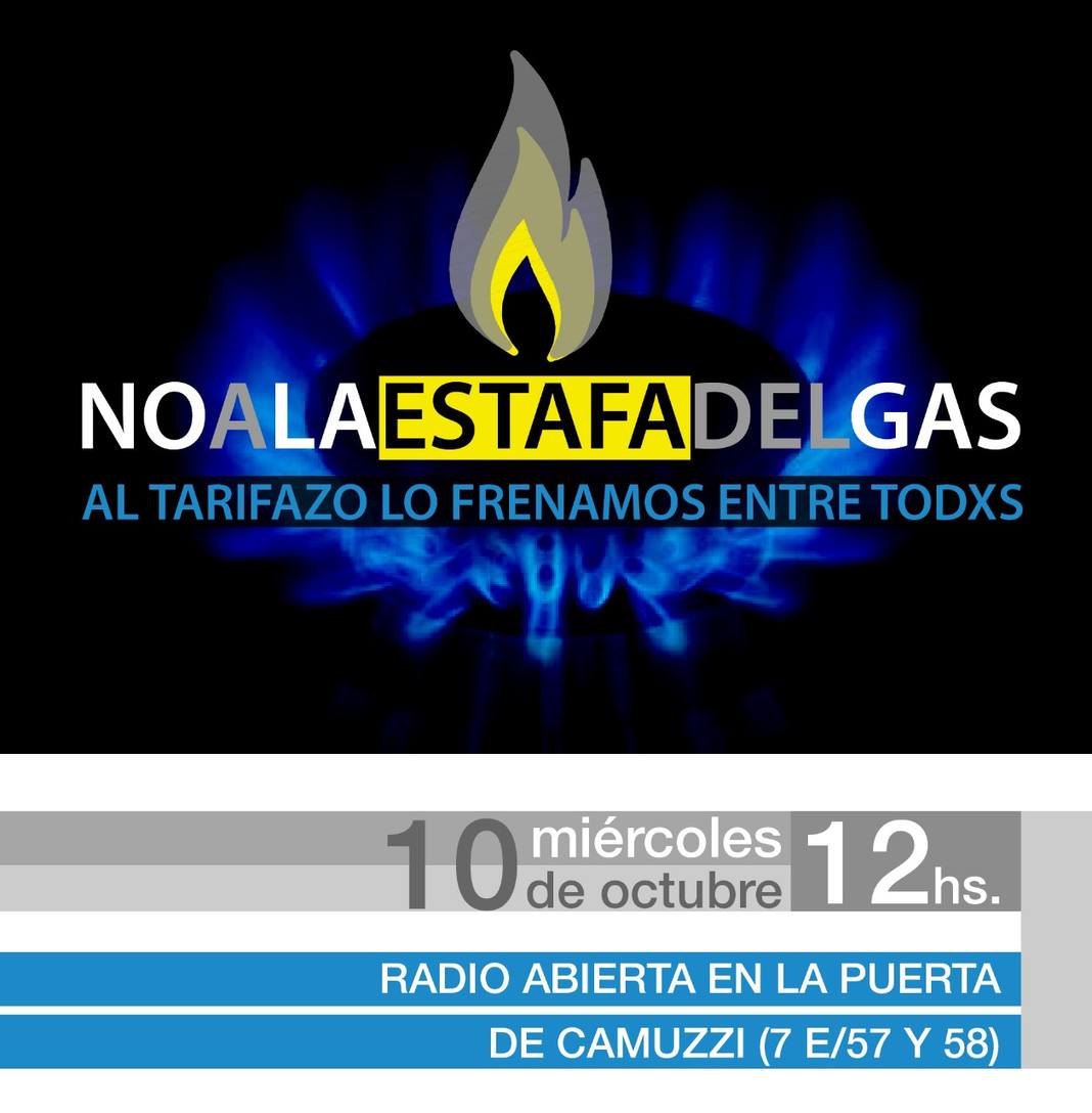 Photo of Contra la estafa del gas: radio abierta en la prestadora Camuzzi de La Plata