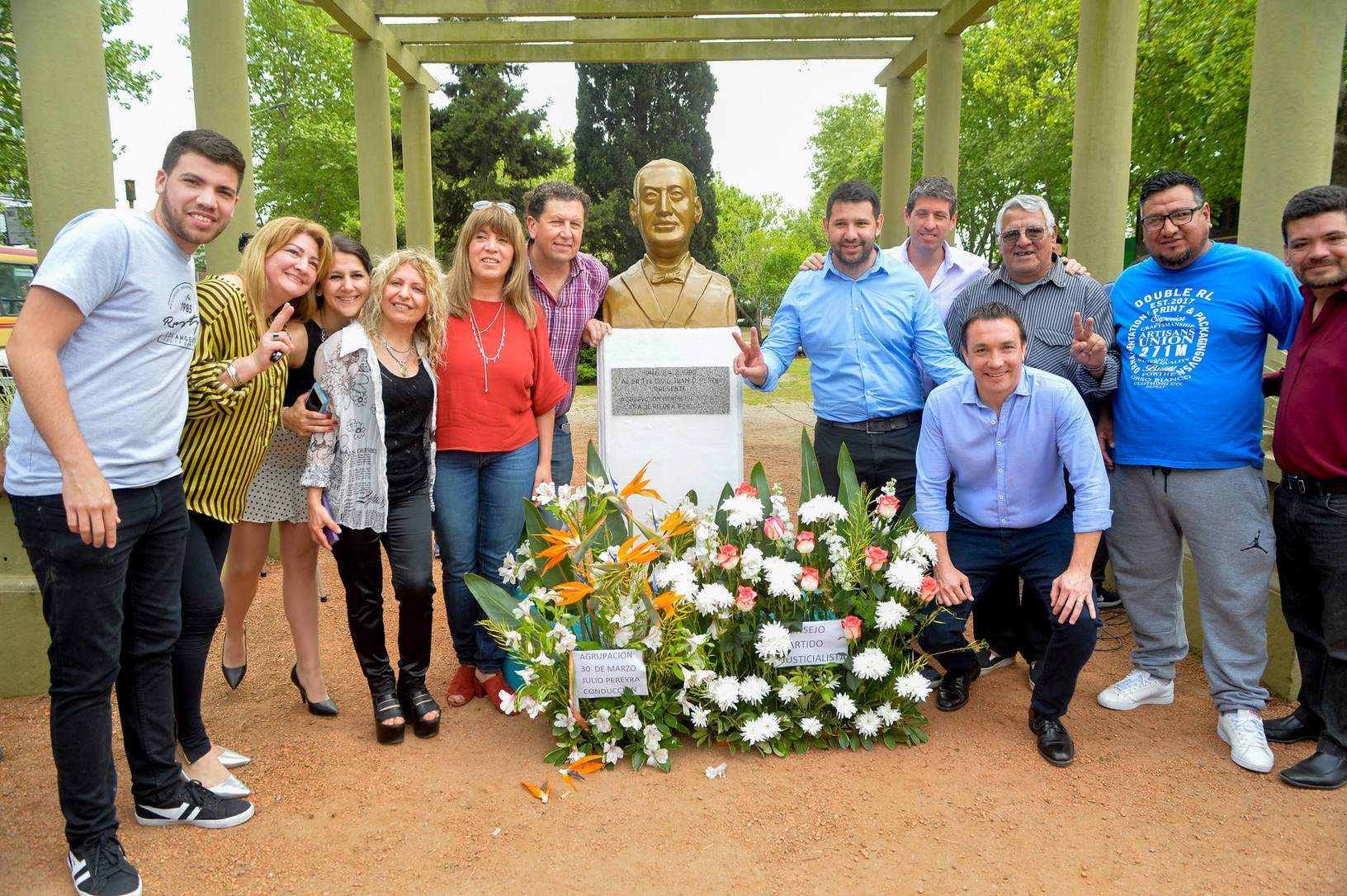 Photo of Florencio Varela le rindió homenaje a Perón, a 123 años de su nacimiento