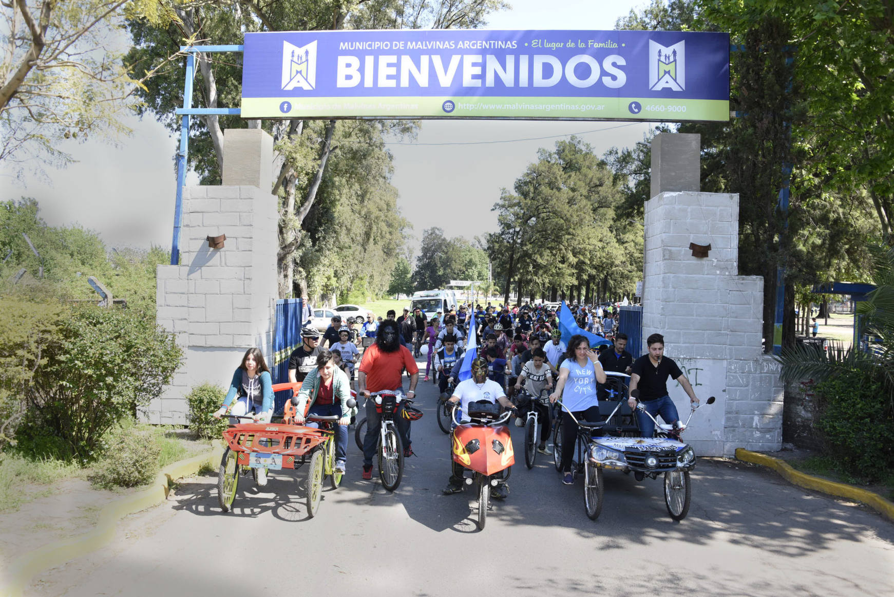 Photo of Gran convocatoria de la bicicleteada «Malvinas sobre ruedas»