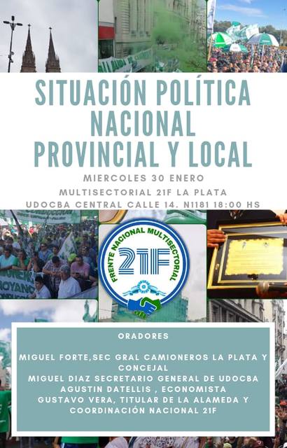 Photo of Multisectorial Región Capital: Charla debate sobre economía y política