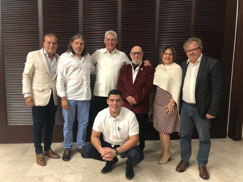 Photo of Congreso pedagógico: reunión de la FEDUN con el presidente de Cuba 