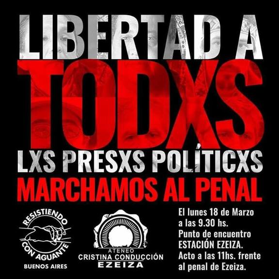 Photo of Marcha por la libertad de los presos políticos