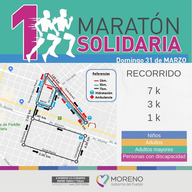 Photo of Maratón solidaria en Moreno