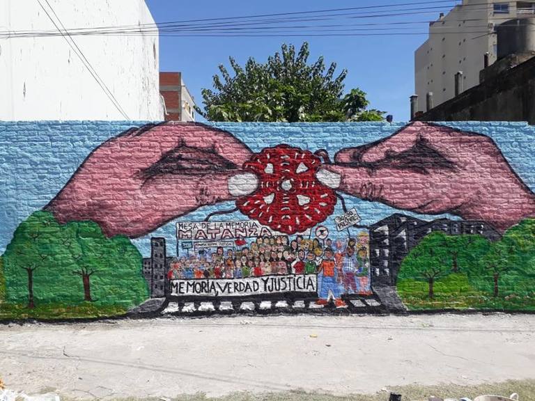 Photo of Mural por la memoria en La Matanza