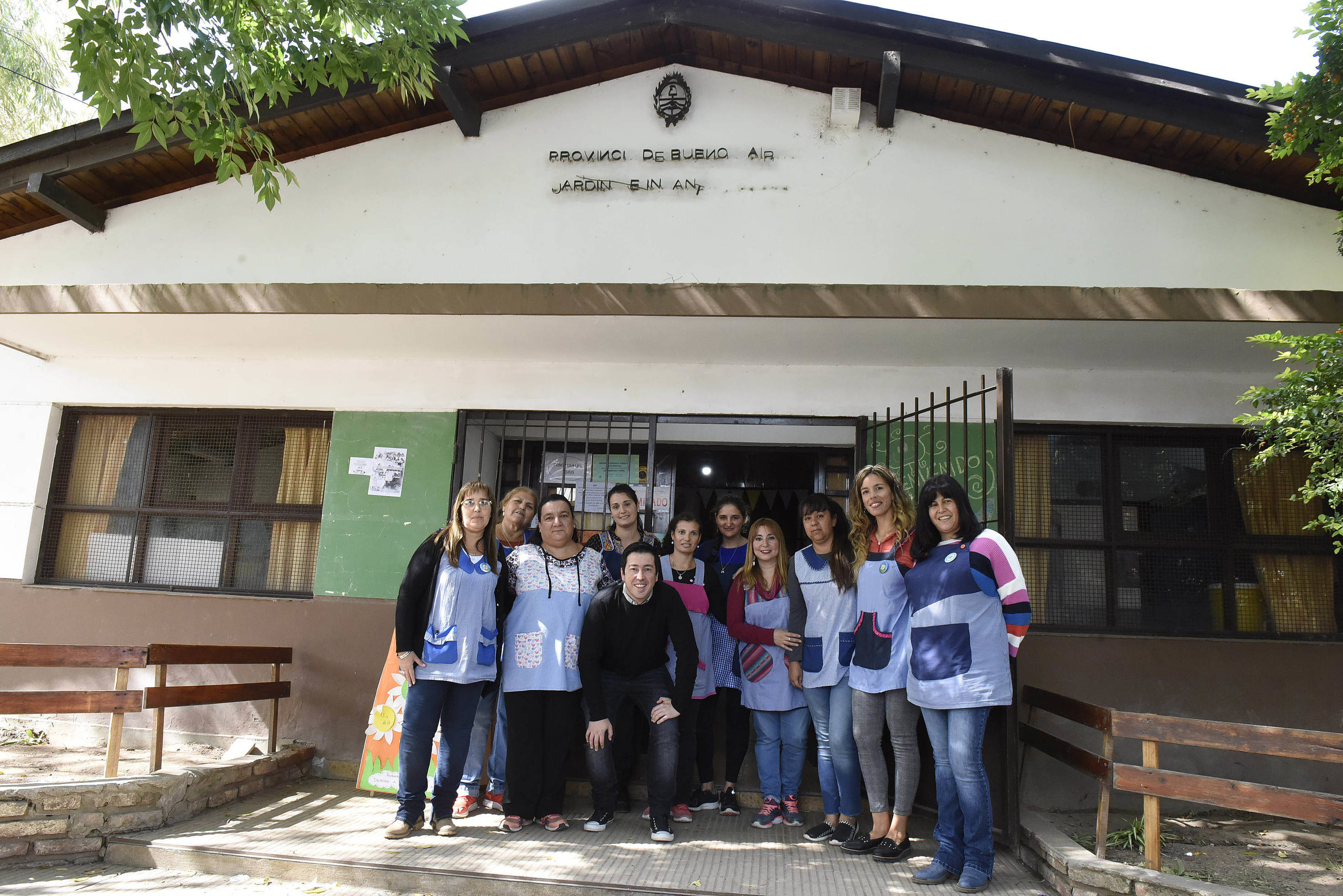 Photo of Nardini supervisó trabajos en el Jardín de Infantes N° 905 de Los Polvorines