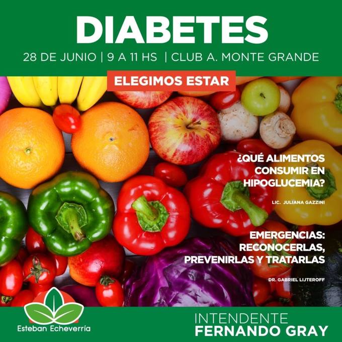 Photo of Esteban Echeverría: Nueva charla para personas con diabetes