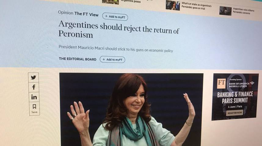 Photo of Inglaterra clama que los argentinos deben rechazar al peronismo