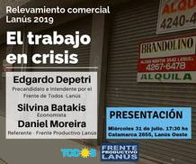 Photo of El trabajo en crisis: Depetri, Batakis y Moreira presentarán un relevamiento comercial en Lanús