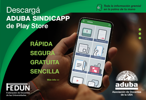 Photo of Sindicapp, la nueva aplicación para celulares de ADUBA