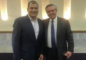 Photo of Rafael Correa: «Me impresionó la claridad de pensamiento de Alberto Fernández»