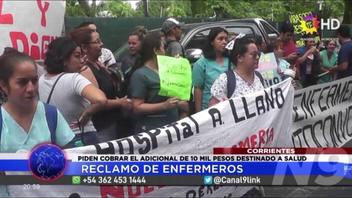 Photo of Los enfermeros de Corrientes enfrentan la emergencia con sueldos de miseria