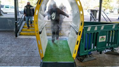 Photo of Esteban Echeverría: Nuevo Arco sanitizante en la estación de Monte Grande