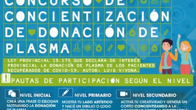 Photo of Malvinas Argentinas: Concurso de concientización de donación de plasma en las escuelas