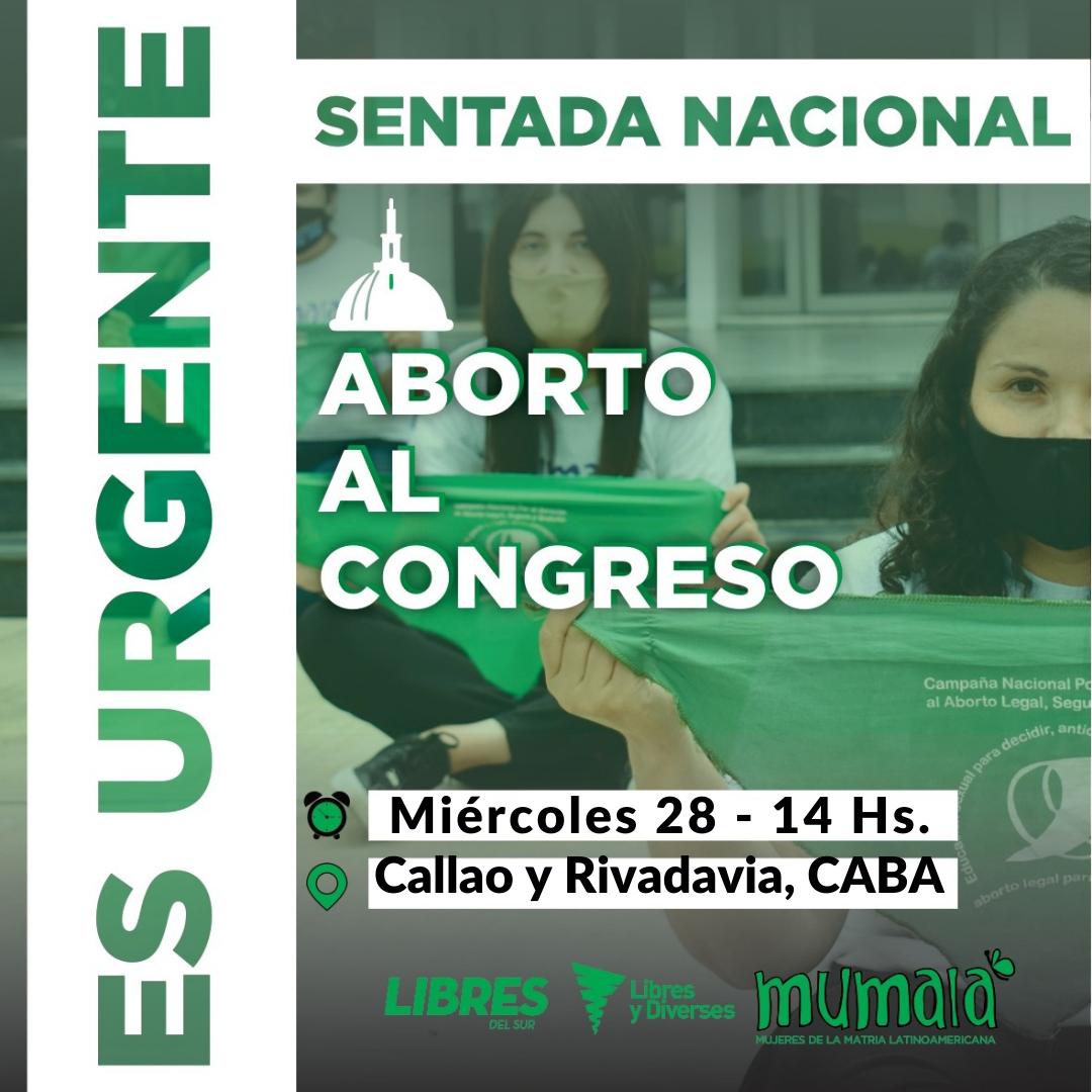 Photo of Sentada nacional por la legalización del aborto