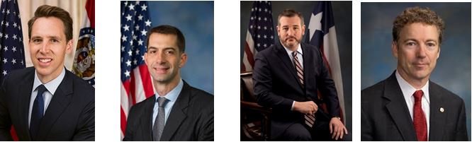Josh Hawley, Tom Cotton, Ted Cruz y Rand Paul: halcones trasmutados en palomas