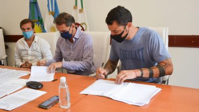 Photo of General Rodriguez:  Mauro Garcia y Katopodis firmaron convenios y recorrieron obras en el distrito